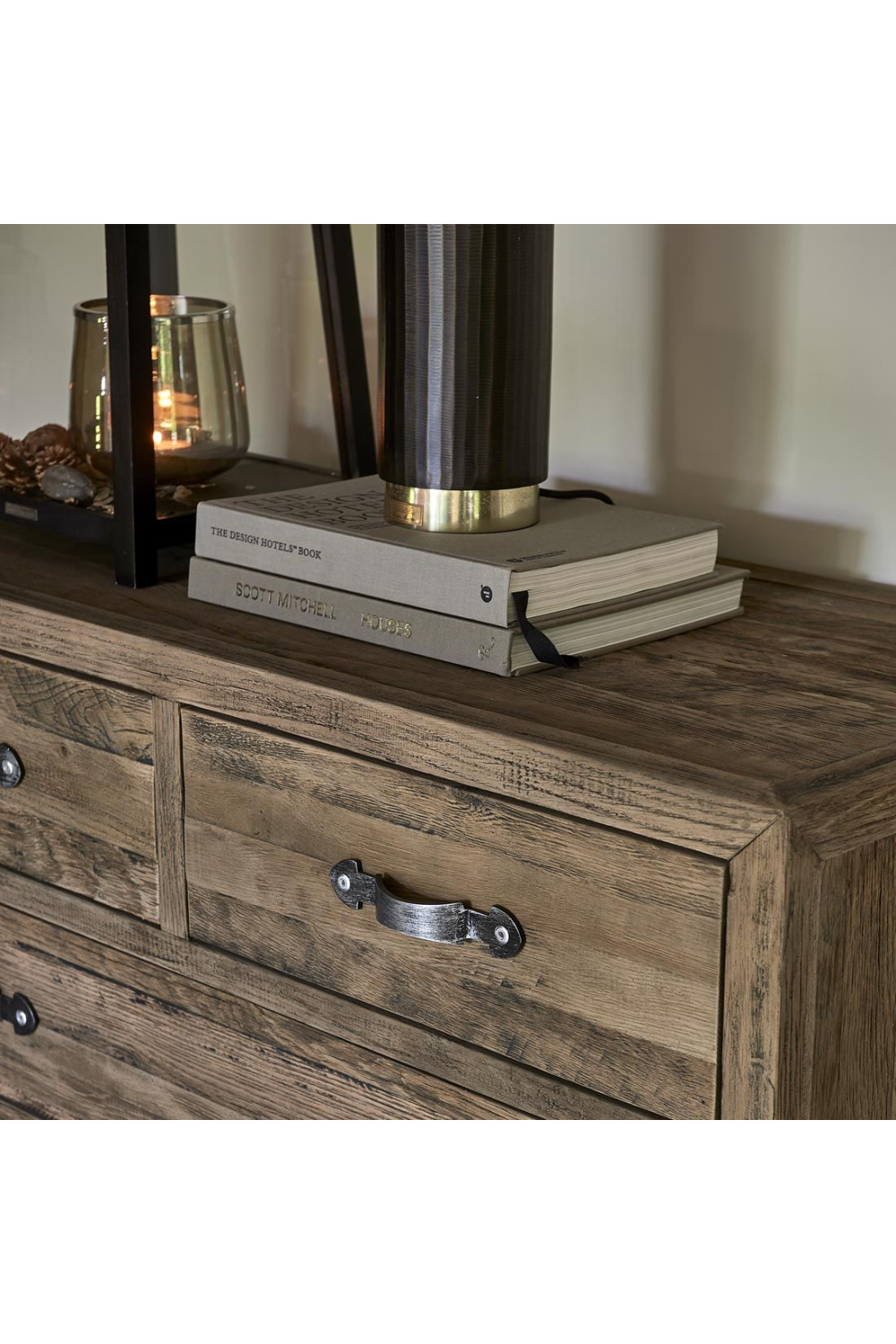 Rustic Oak Chest of Drawers | Rivièra Maison Connaught | Woodfurniture.com