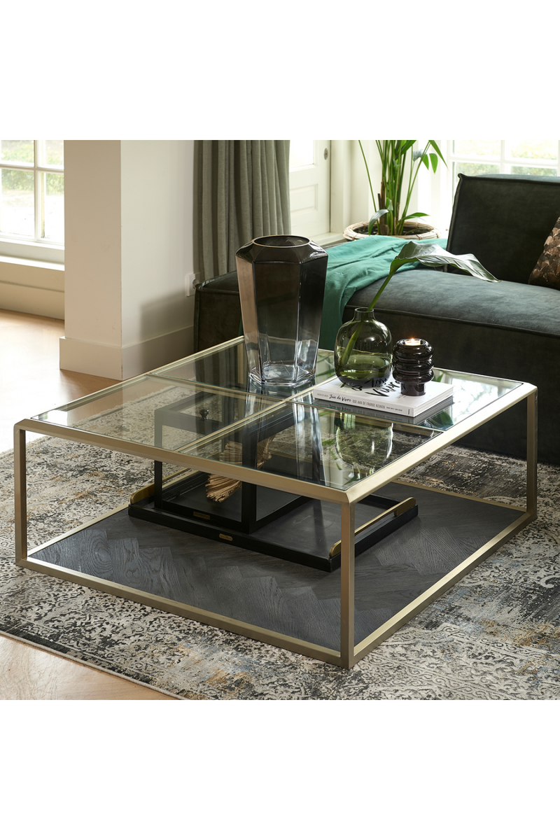Square Glass Coffee Table | Rivièra Maison Stanton | Woodfurniture.com