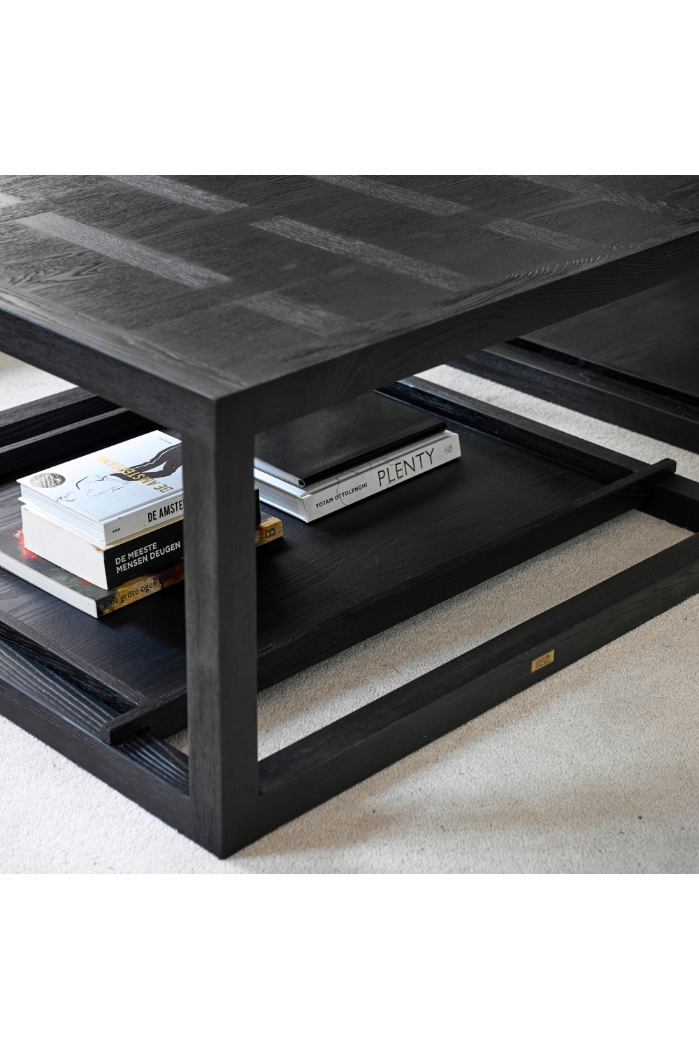 Black Ash Wood Coffee Table | Rivièra Maison Colombe | Woodfurniture.com