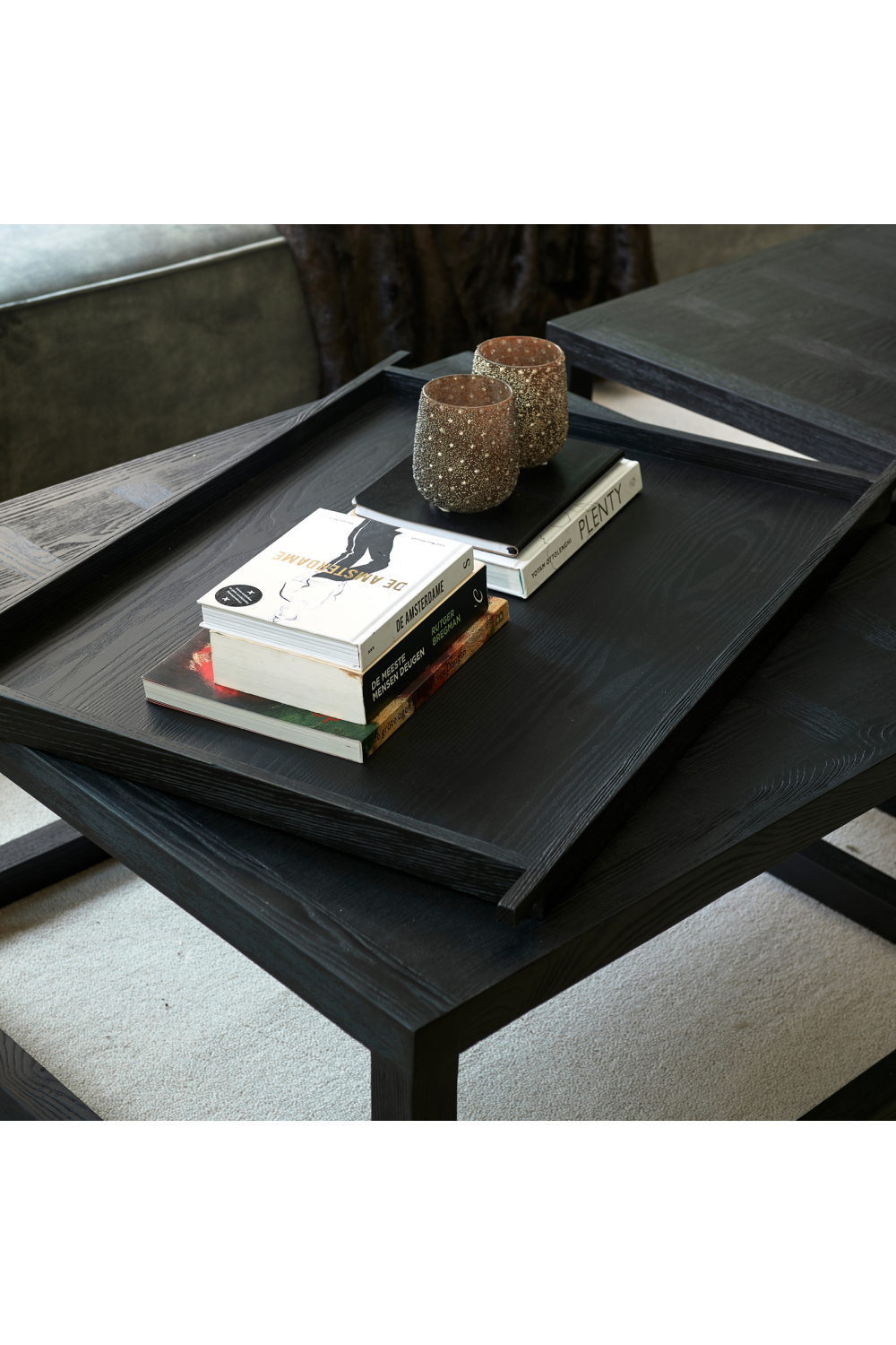 Black Ash Wood Coffee Table | Rivièra Maison Colombe | Woodfurniture.com