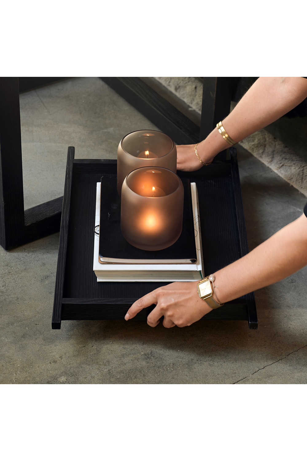 Black Wooden Side Table | Rivièra Maison Colombe | Woodfurniture.com