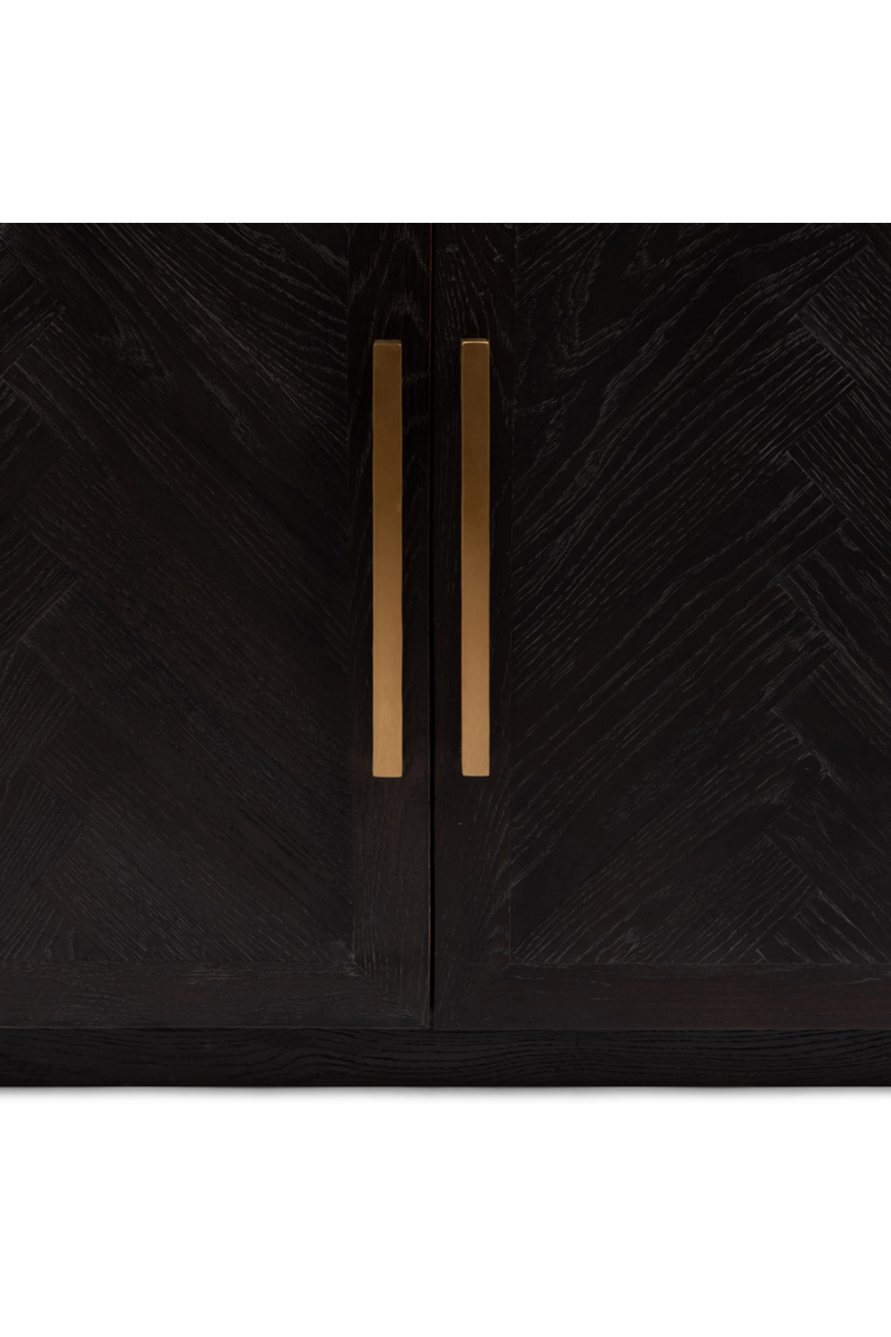 Black Herringbone Sideboard | Rivièra Maison 5th Avenue | Woodfurniture.com