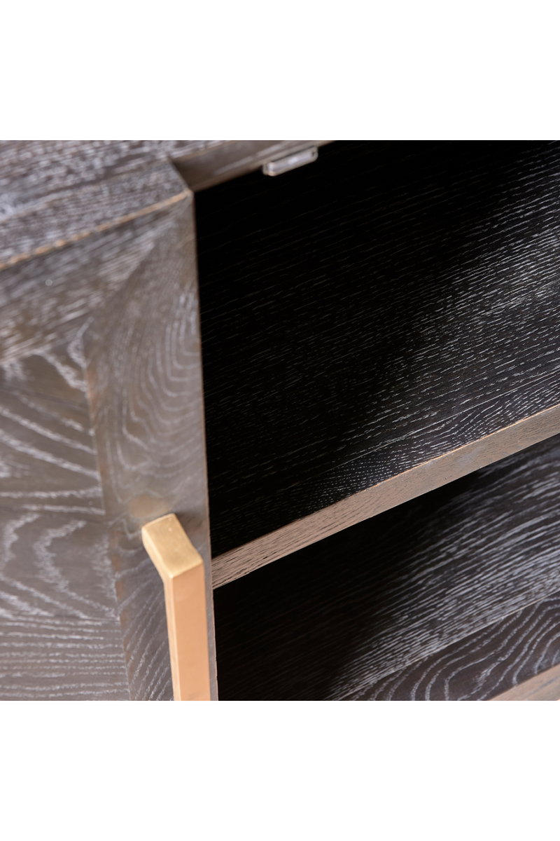 Black Herringbone Sideboard | Rivièra Maison 5th Avenue | Woodfurniture.com