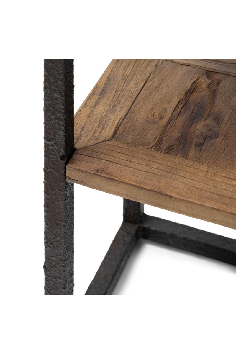 Metal Framed Elm Side Table XL | Rivièra Maison Shelter Island | Woodfurniture.com