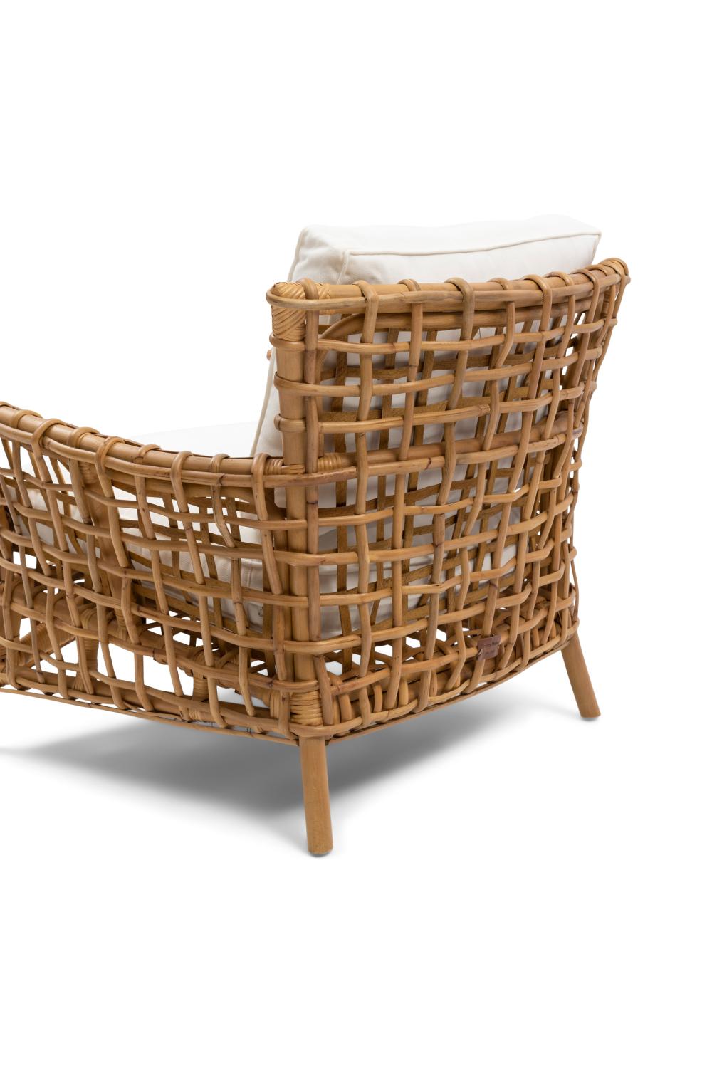 Cushioned Rattan Lounge Armchair | Rivièra Maison Baya | Woodfurniture.com