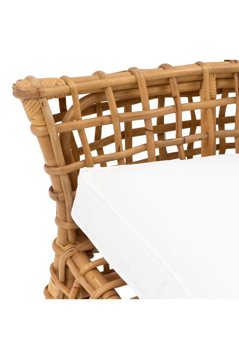 Cushioned Rattan Lounge Armchair | Rivièra Maison Baya | Woodfurniture.com