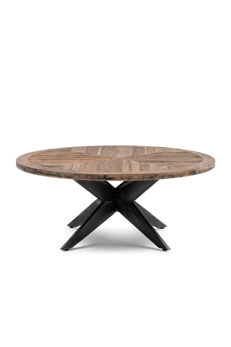 Round Oak Coffee Table | Rivièra Maison Falcon Crest | Woodfurniture.com