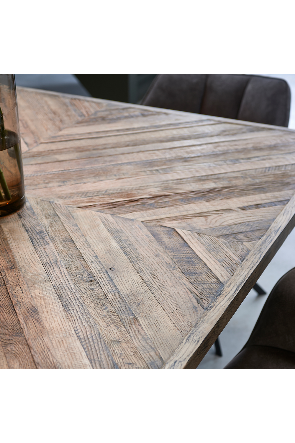 Industrial Oak Dining Table | Rivièra Maison Falcon Crest | Wood Furniture