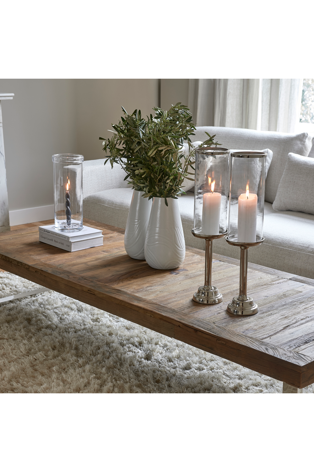 Rectangular Elm Coffee Table | Rivièra Maison Washington | Woodfurniture.com