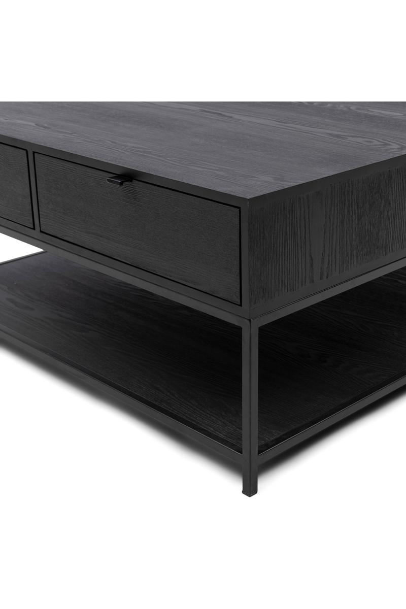 Black Wooden Coffee Table | Rivièra Maison The Bobby | Woodfurniture.com