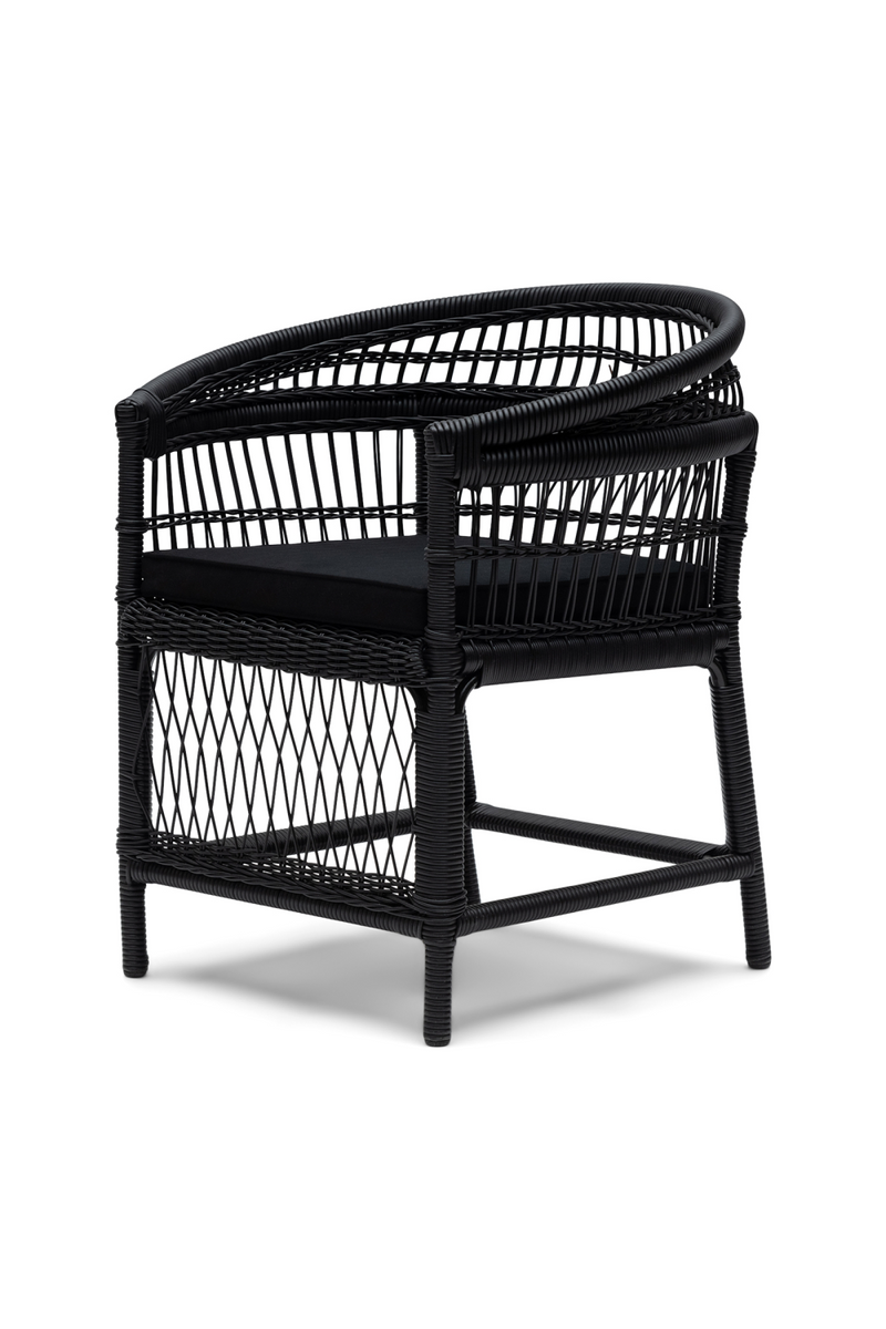 Black Wicker Outdoor Chair | Rivièra Maison Victoria Falls | Woodfurniture.com