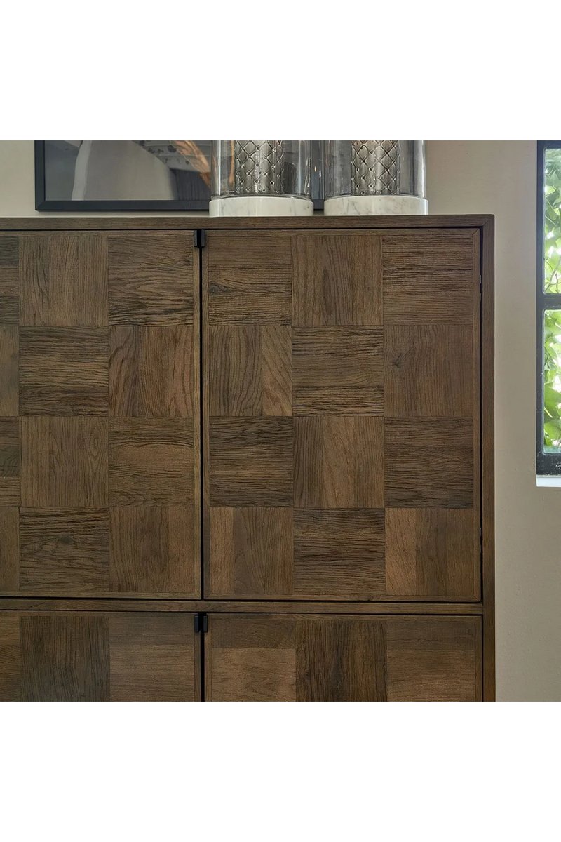 Oak Parquet Cabinet | Rivièra Maison Mac Arthur | Woodfurniture.com