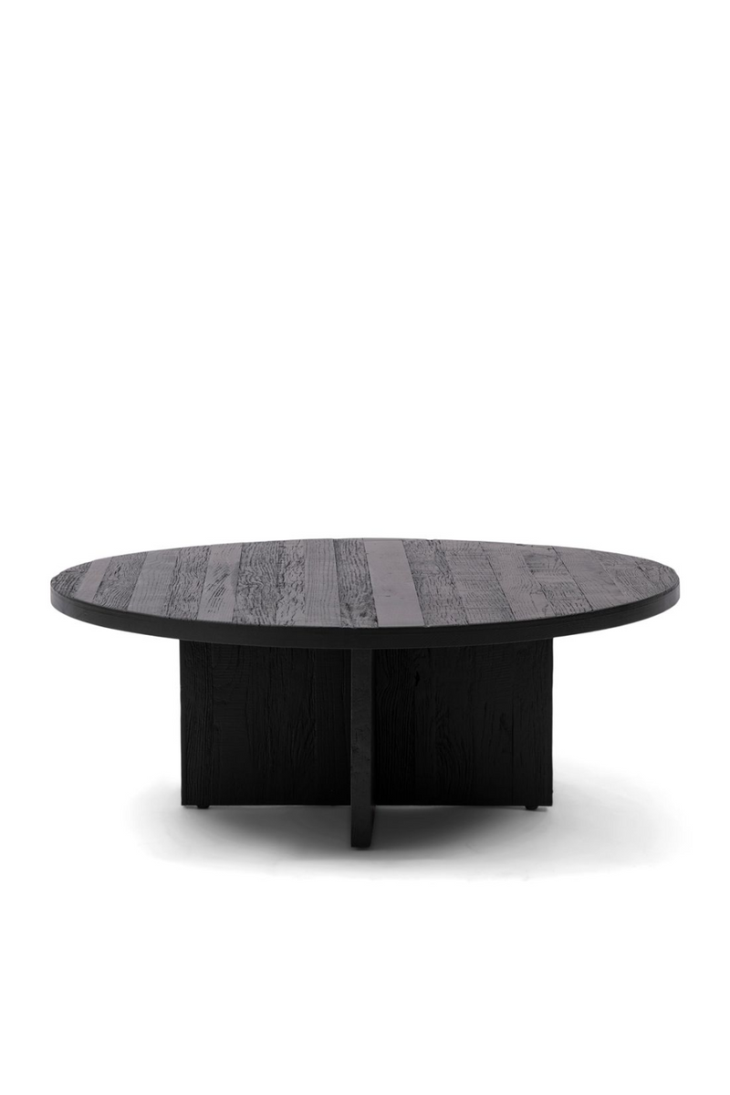 Round Black Coffee Table | Rivièra Maison Sherwood | Woodfurniture.com