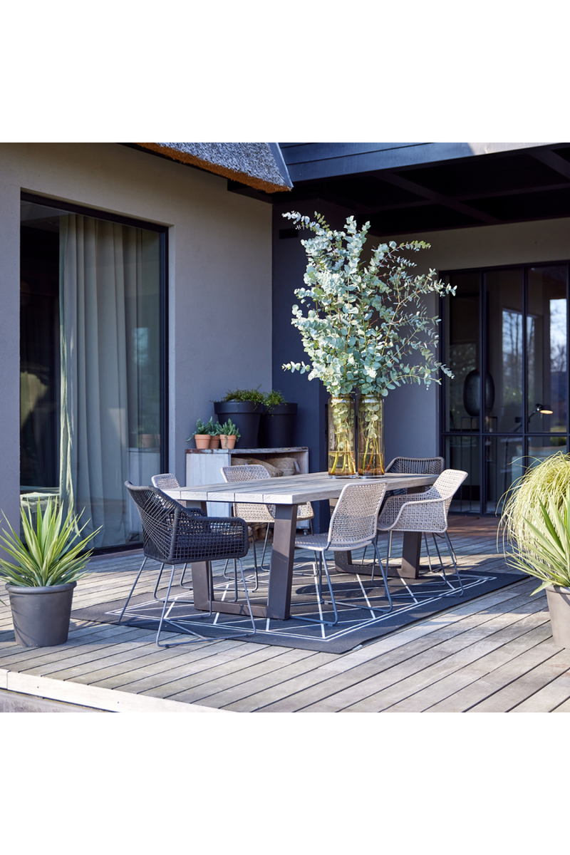 Outdoor Wicker Dining Armchair | Rivièra Maison Portofino | Woodfurniture.com