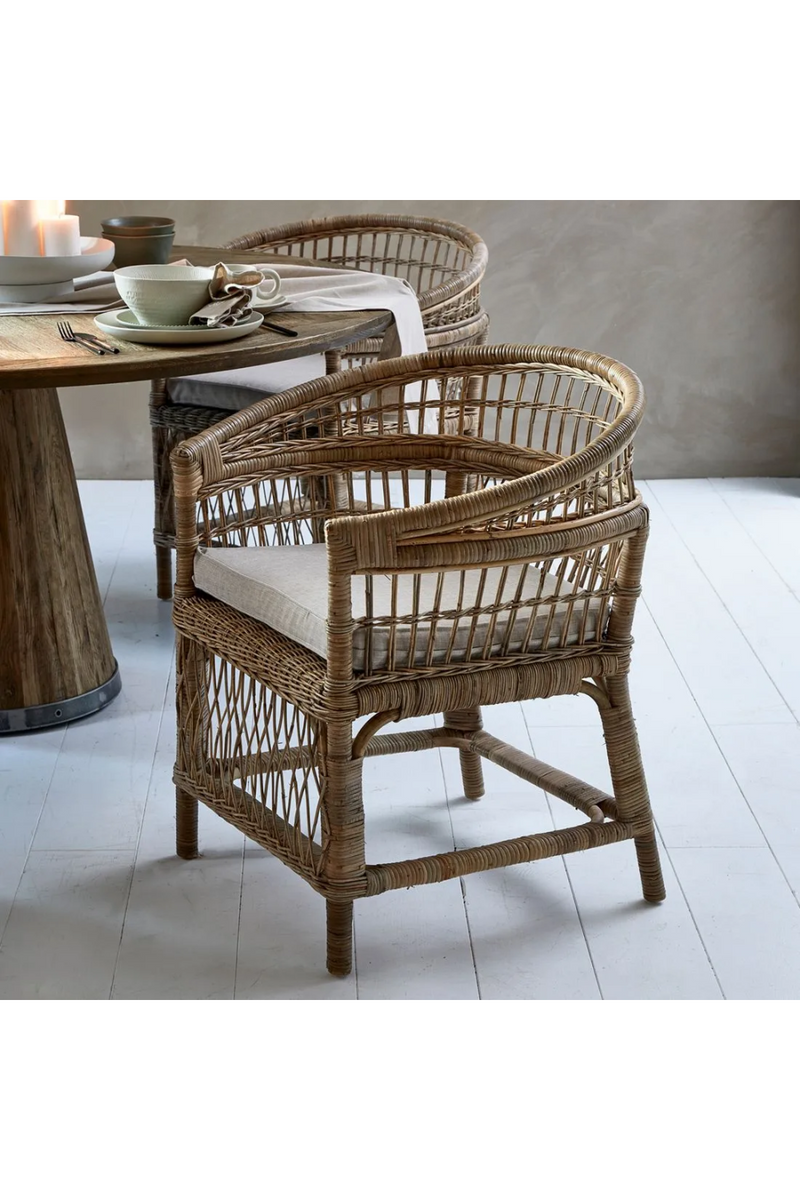 Braided Rattan Dining Chair | Rivièra Maison Victoria Falls | Woodfurniture.com
