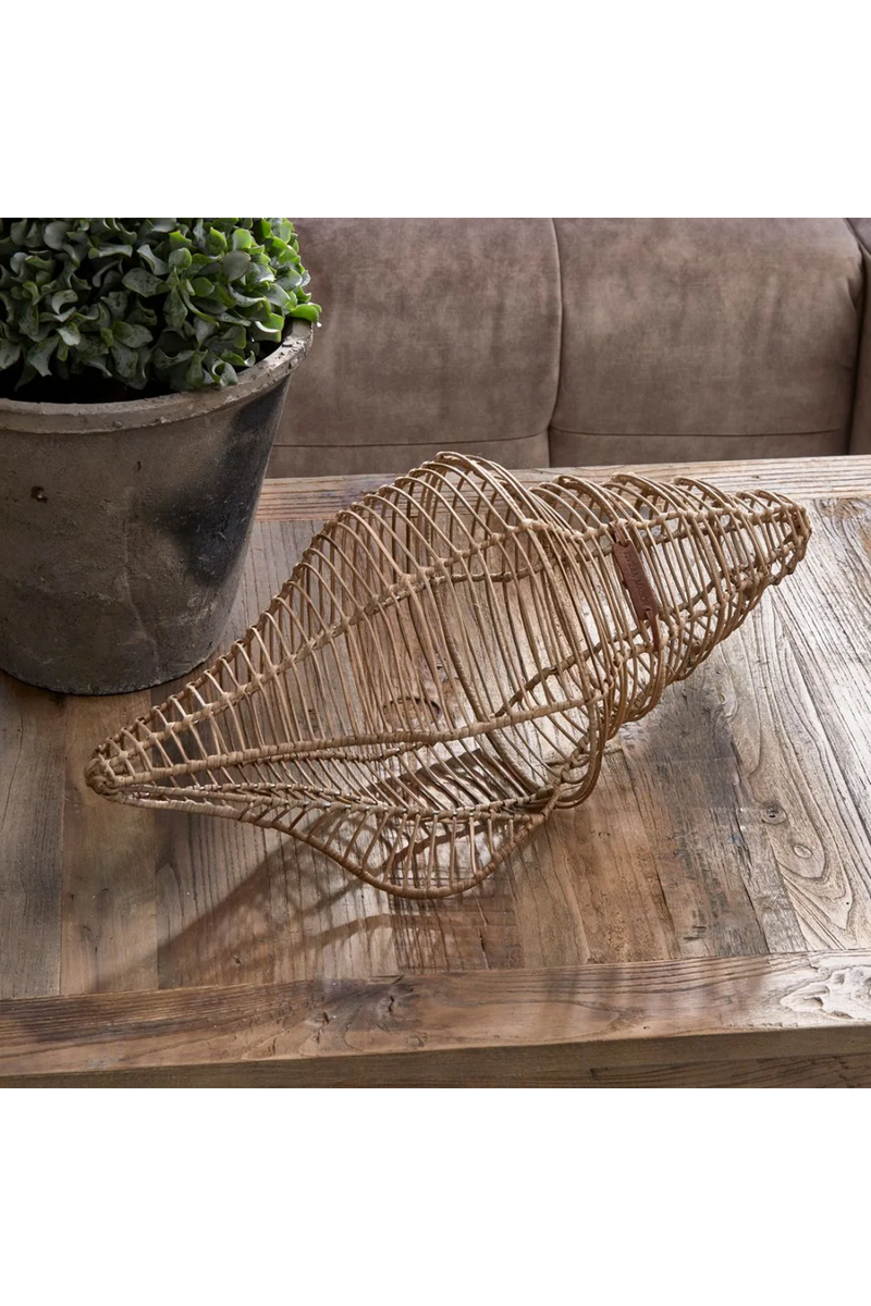 Handcrafted Rattan Decorative Object | Rivièra Maison Seashell | Woodfurniture.com