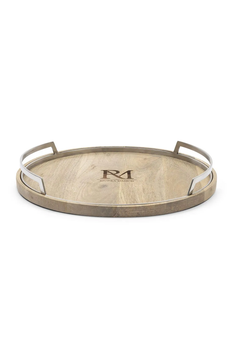 Round Mango Wood Tray | Rivièra Maison Coventry | Woodfurniture.com