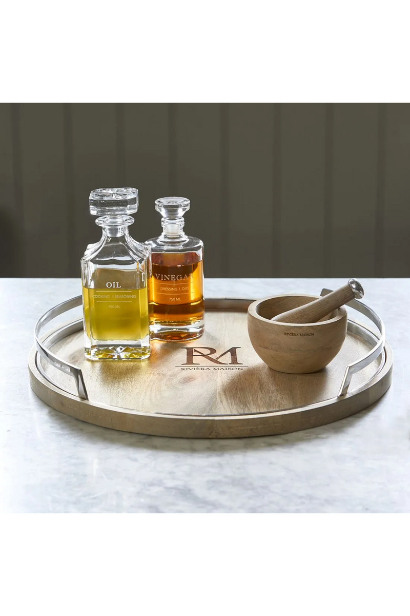 Round Mango Wood Tray | Rivièra Maison Coventry | Woodfurniture.com