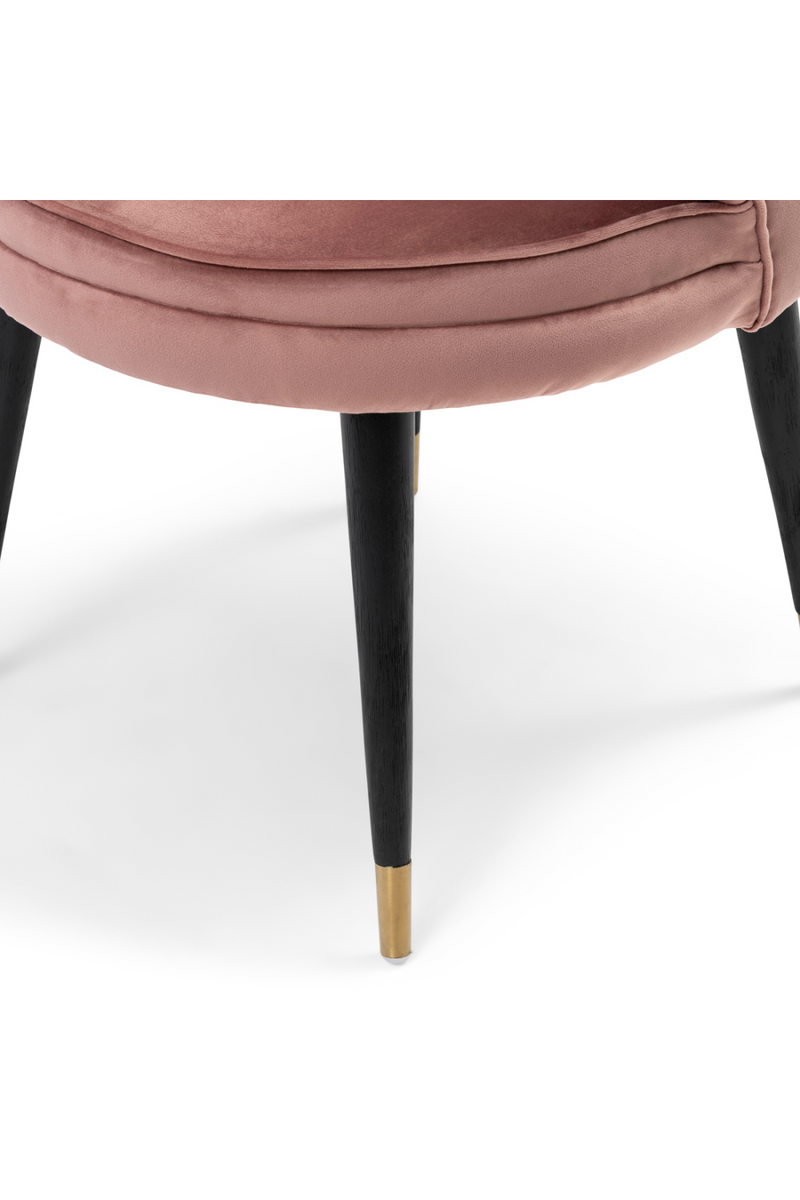 Round Velvet Dining Chair | Rivièra Maison Isola Di Capri | Woodfurniture.com