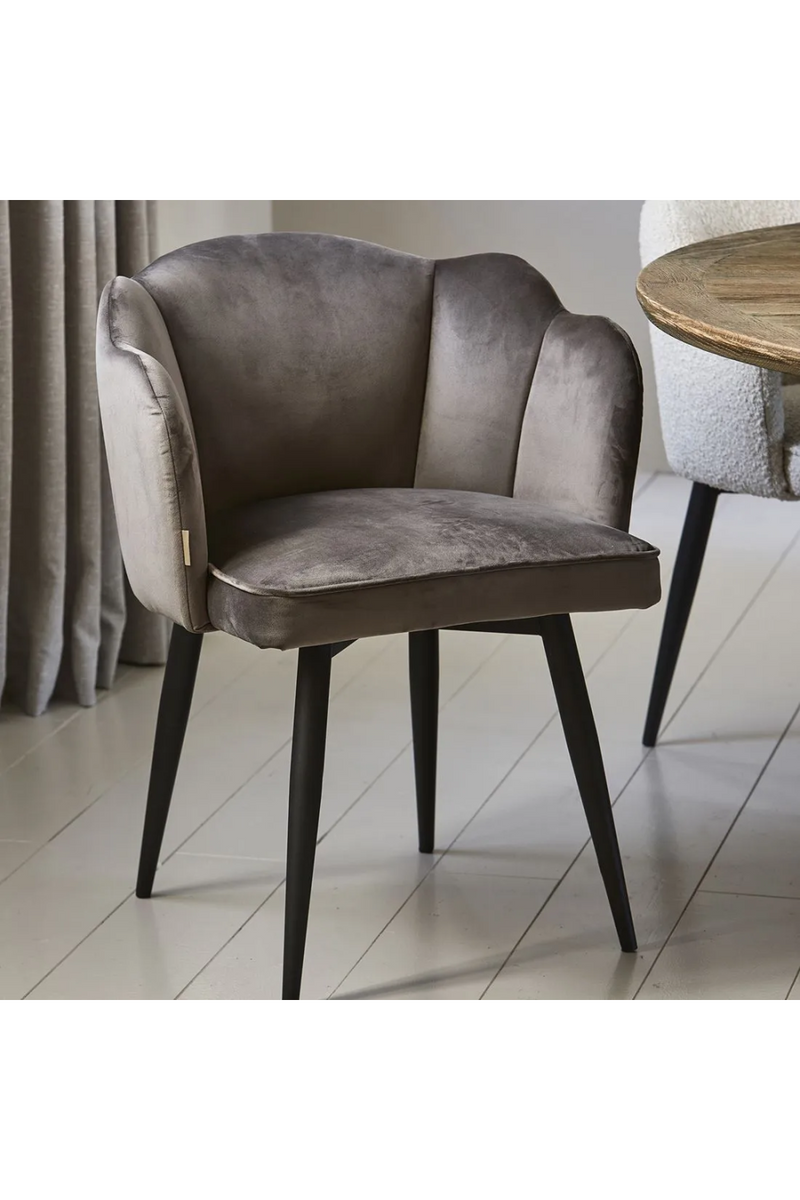 Velvet Swivel Dining Chair | Rivièra Maison Dauphine | Woodfurniture.com