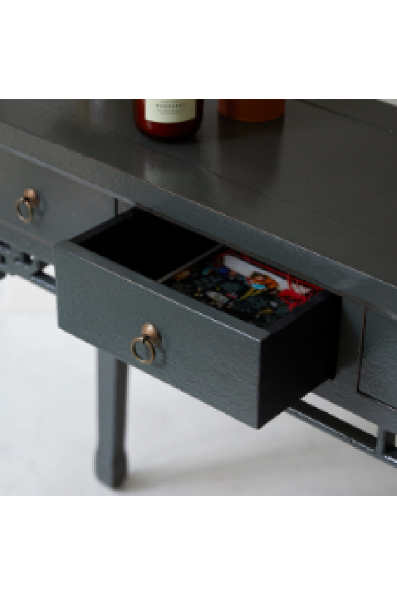 Black Pine Console Table | Tikamoon Jade | Woodfurniture.com