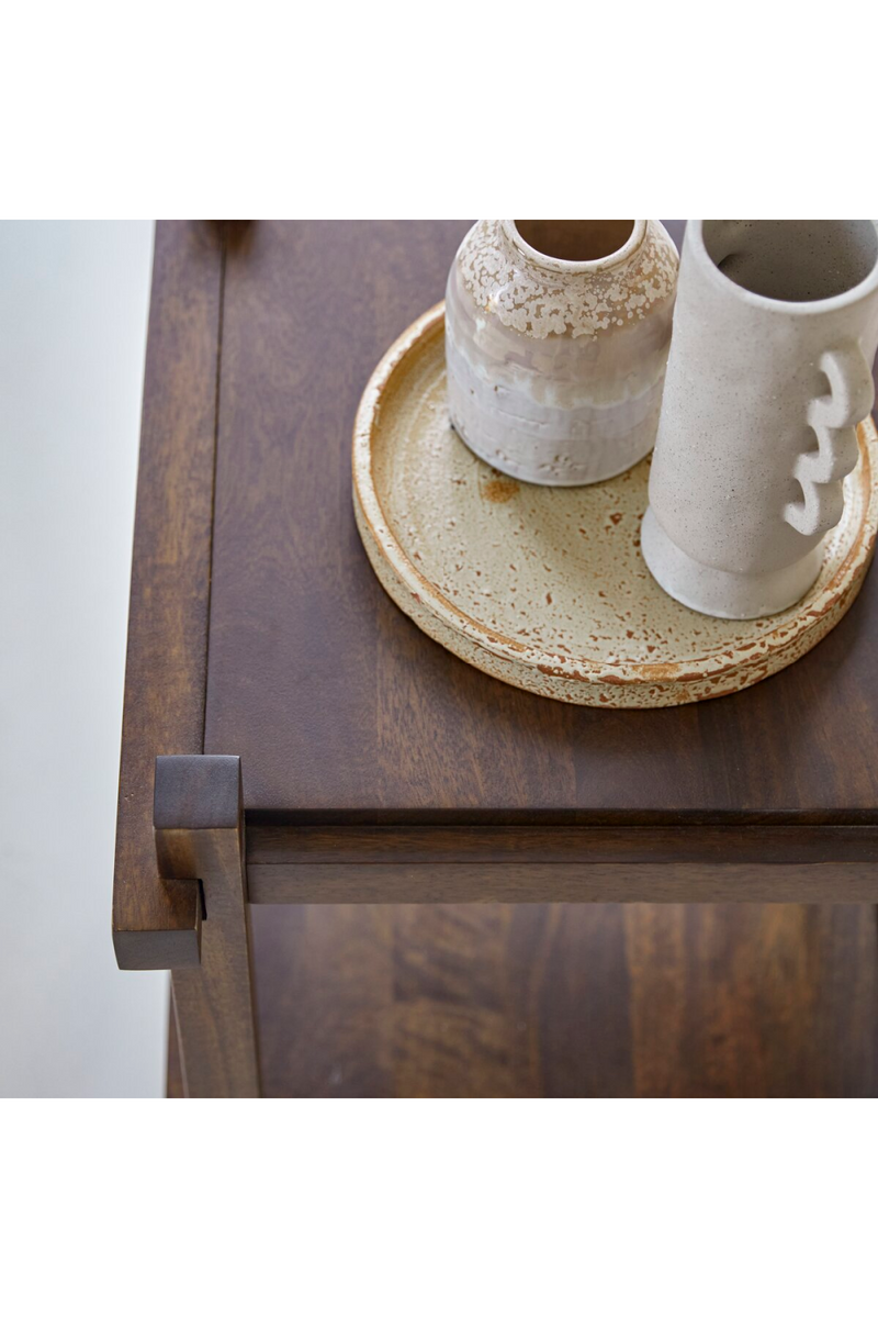 Solid Mango Side Table | Tikamoon Arko | Woodfurniture.com