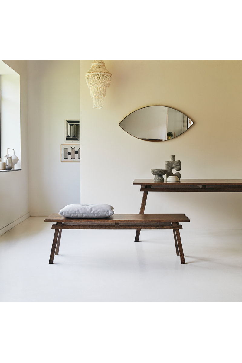 Mango Wood Rustic Bench | Tikamoon Arko | Woodfurniture.com