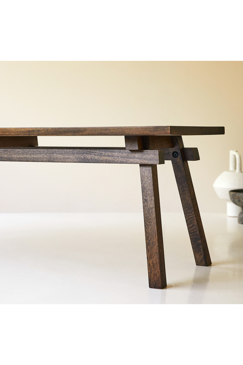 Mango Wood Rustic Bench | Tikamoon Arko | Woodfurniture.com