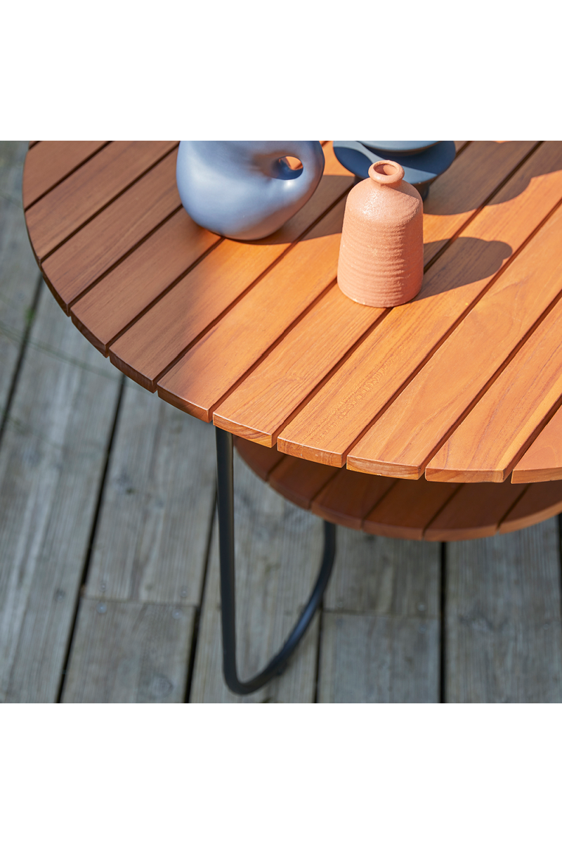 Teak Round Coffee Table | Tikamoon Key Wood | Woodfurniture.com