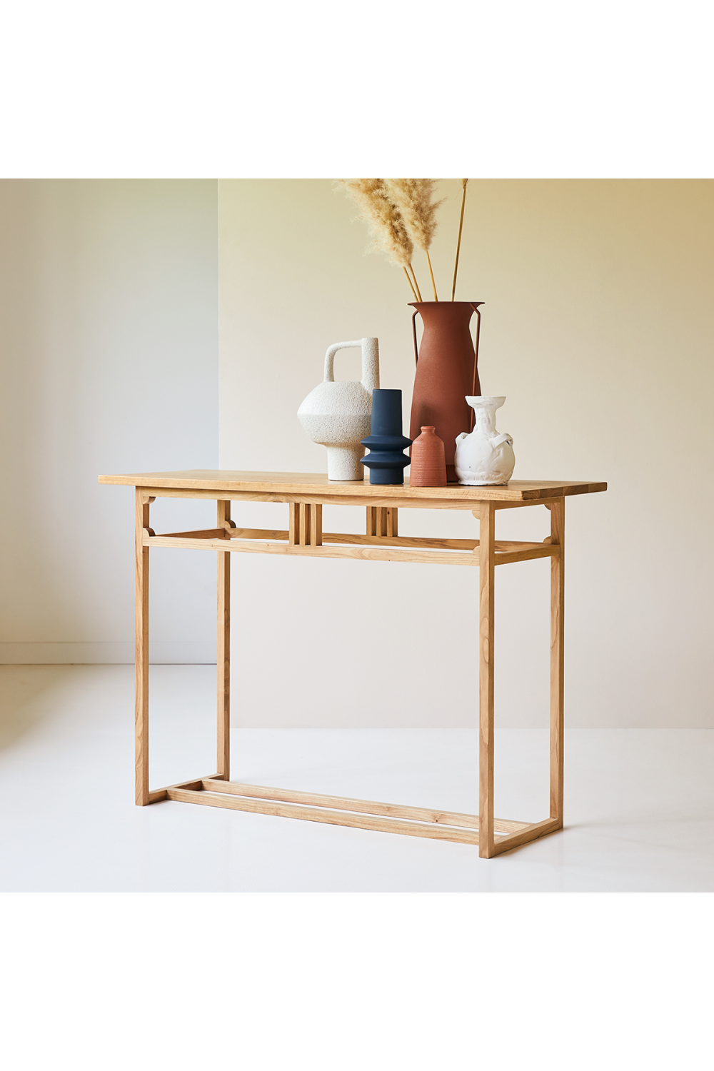 Solid Oak Wood Console Table | Tikamoon Clovis | Woodfurniture.com