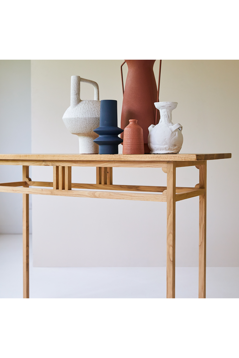 Solid Oak Wood Console Table | Tikamoon Clovis | Woodfurniture.com