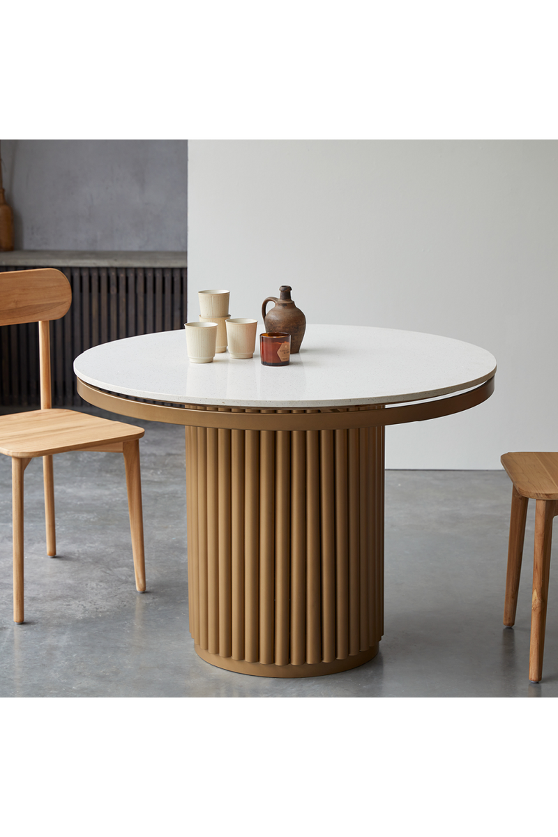 Terrazzo Round Table | Tikamoon Isaure | Woodfurniture.com