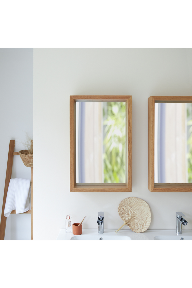 Rectangular Oak Mirror | Tikamoon Easy | Woodfurniture.com