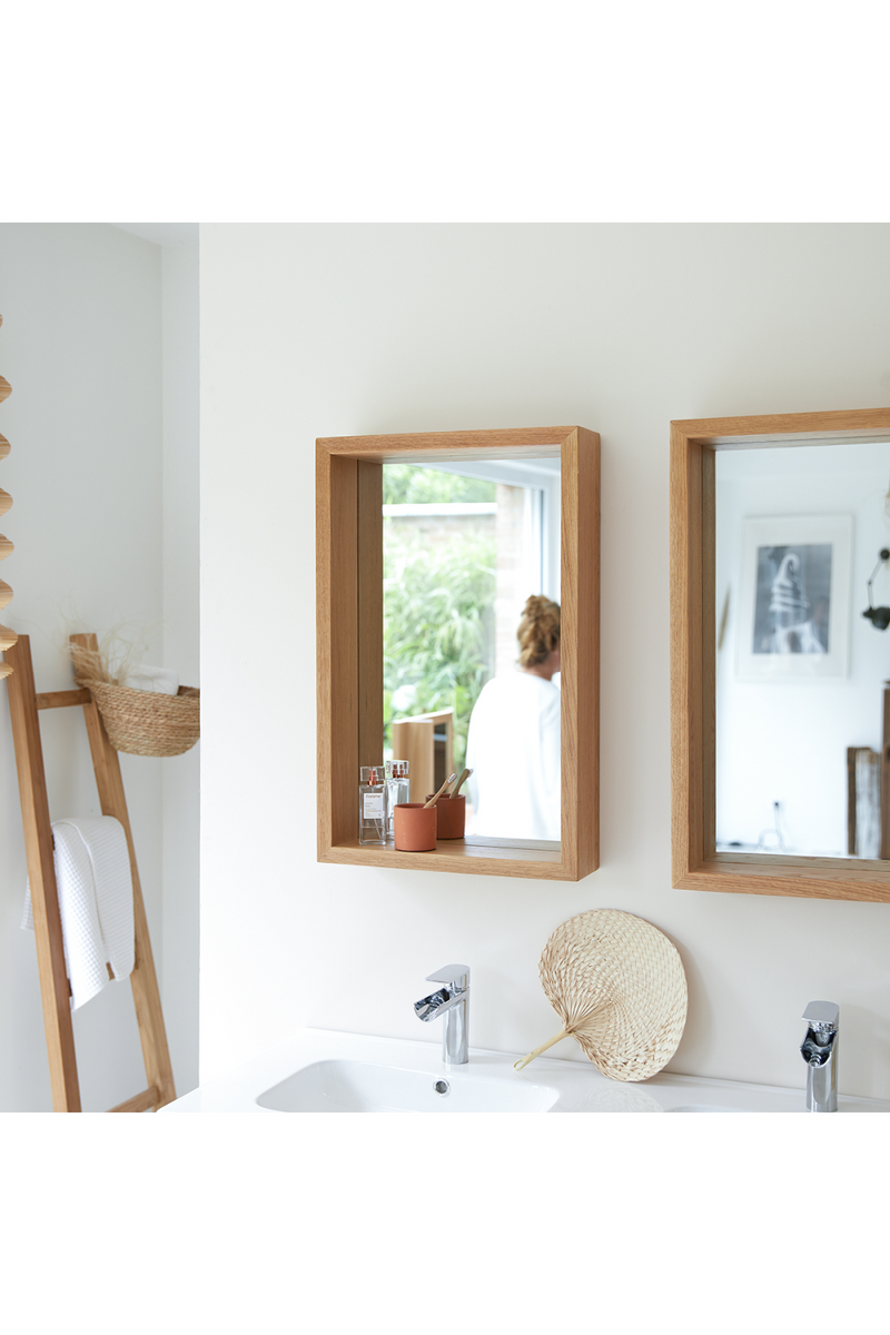 Rectangular Oak Mirror | Tikamoon Easy | Woodfurniture.com