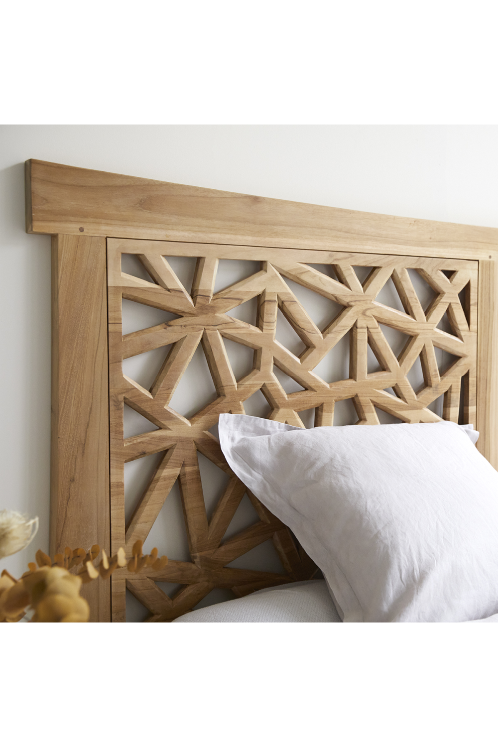 Solid Teak King Headboard 83