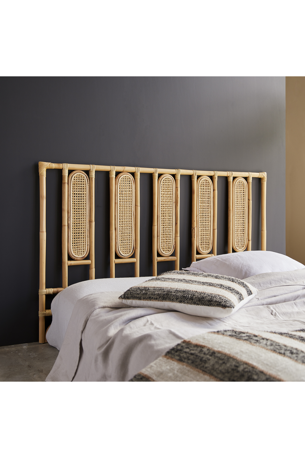 Caned Rattan Queen Headboard 63