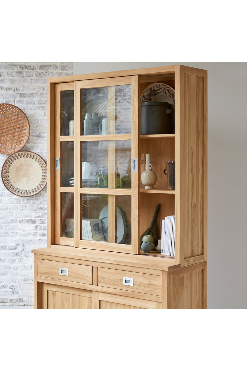 Solid Teak Kitchen Cabinet | Tikamoon Coffee Tek | Woodfurniture.com
