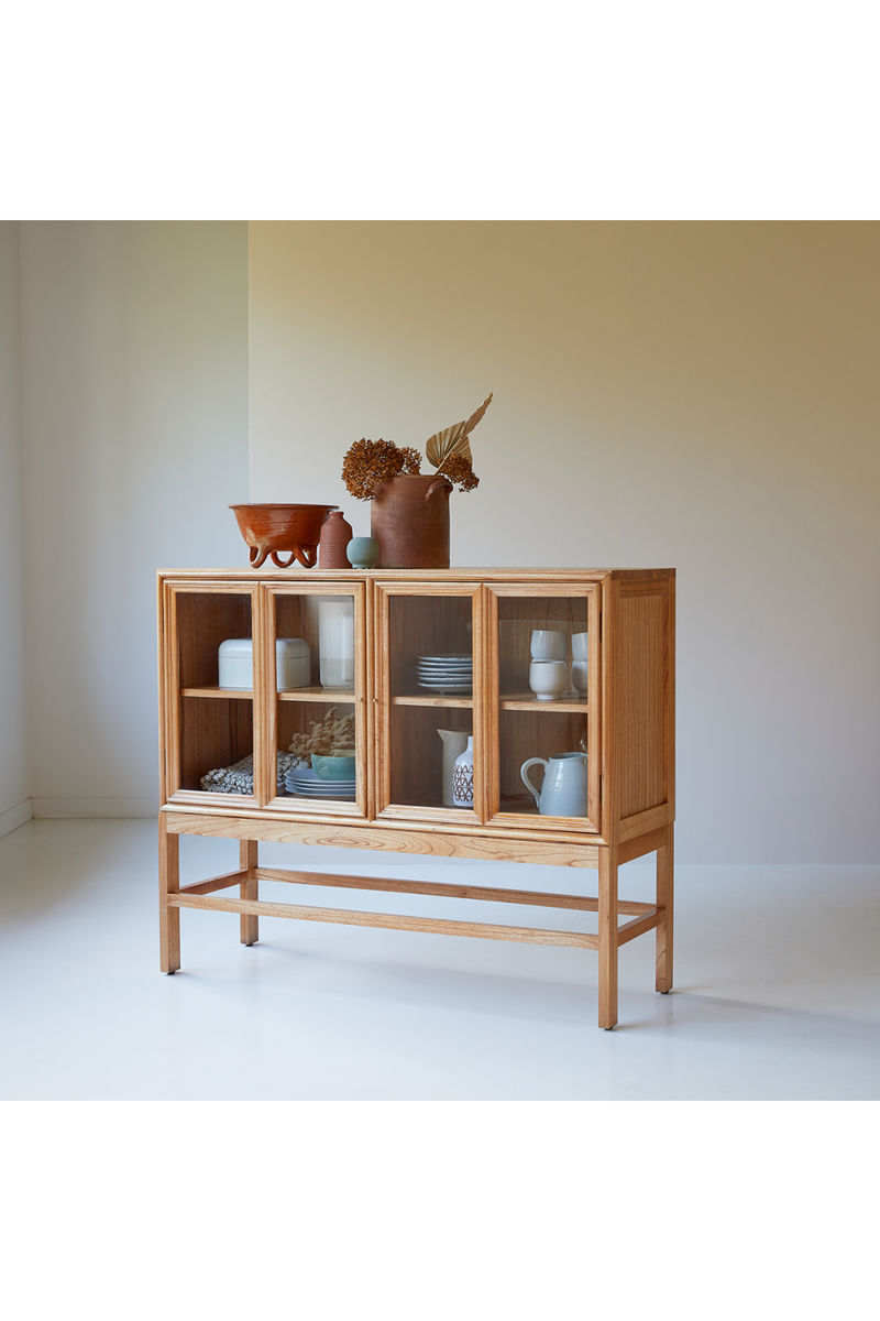 Mindi Wood China Cabinet | Tikamoon Alex | Woodfurniture.com