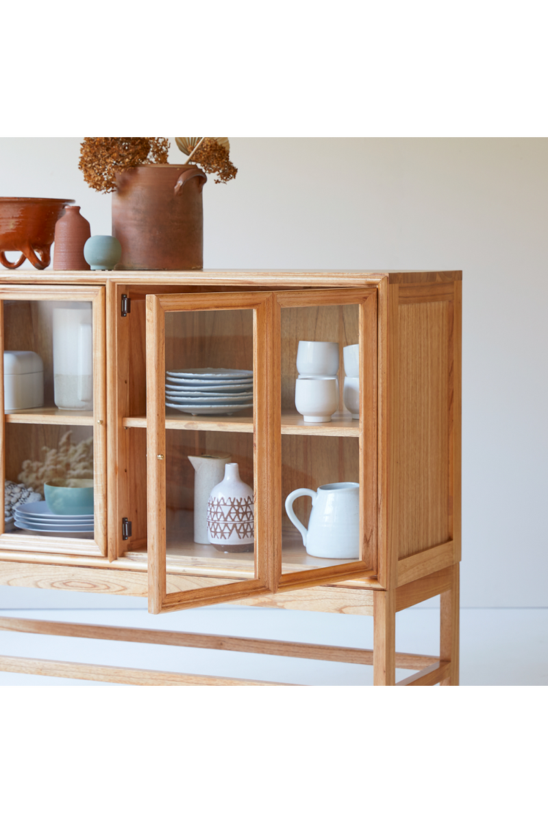 Mindi Wood China Cabinet | Tikamoon Alex | Woodfurniture.com