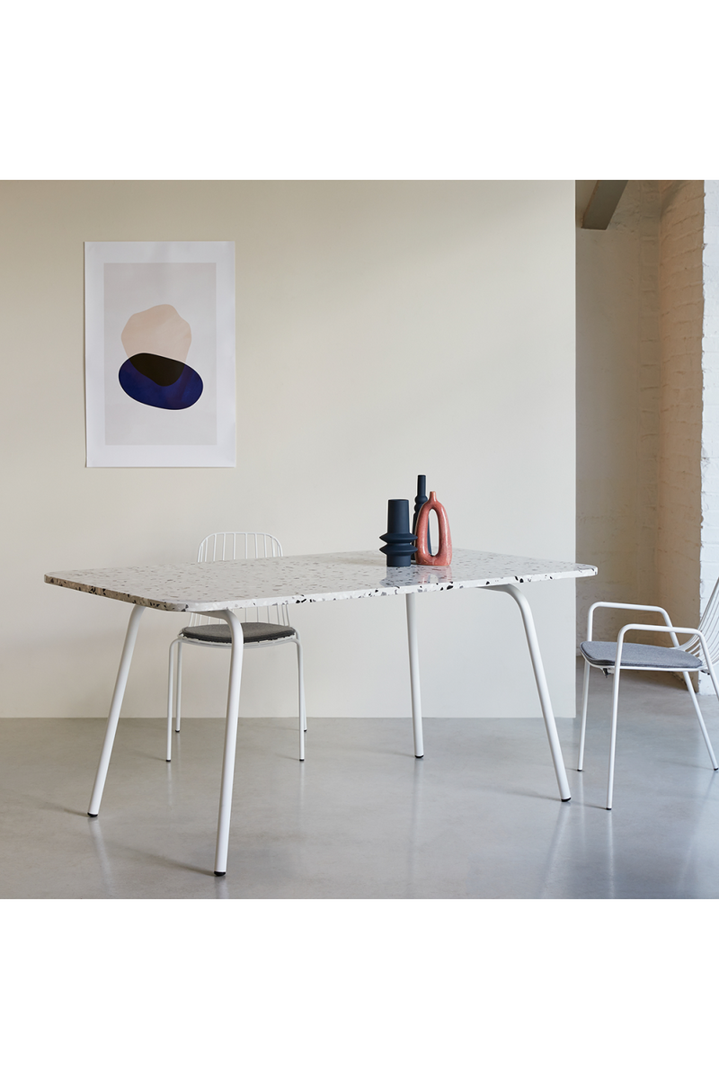 Rectangular White Dining Table | Tikamoon Elio | Woodfurniture.com