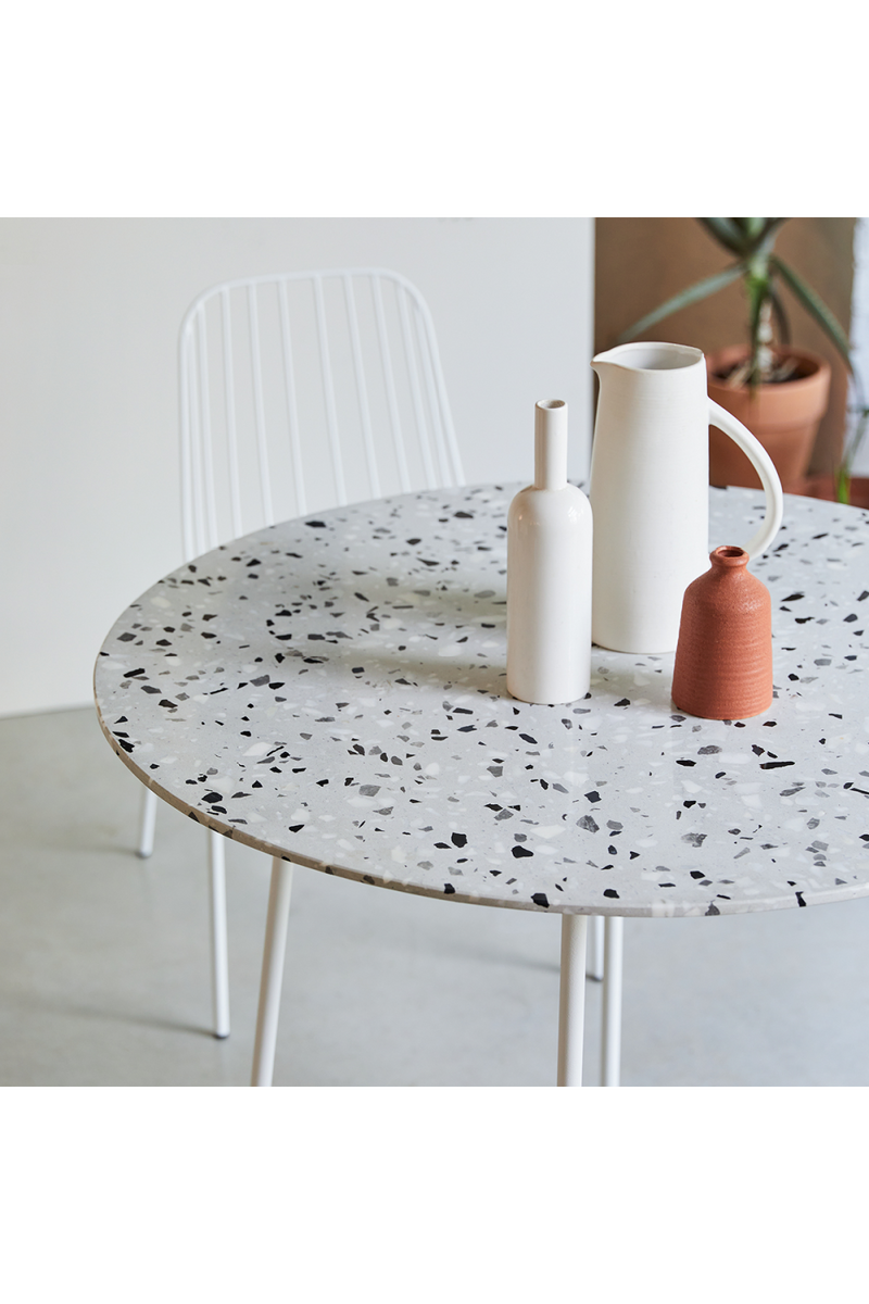 Round White Coffee Table | Tikamoon Elio | Woodfurniture.com