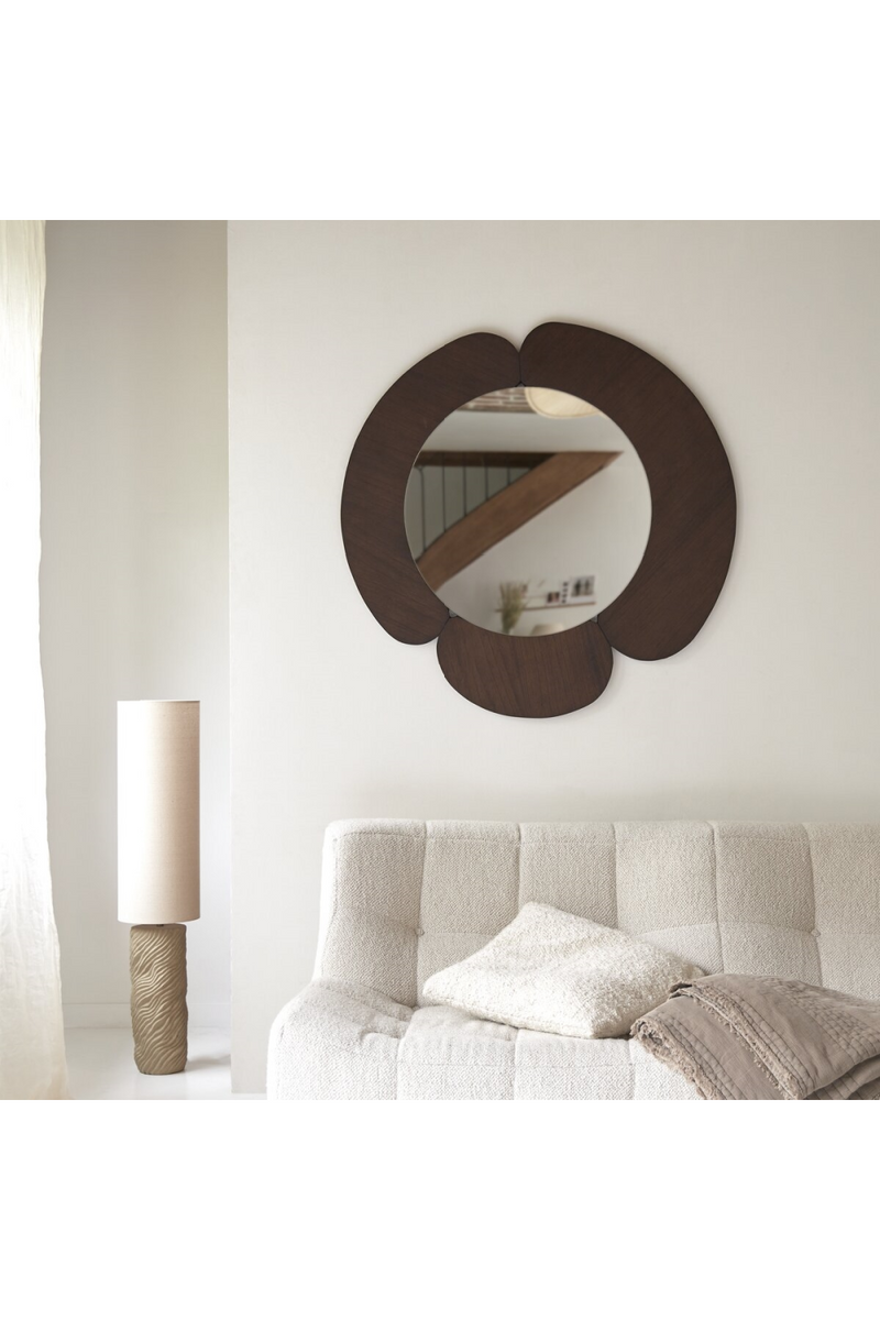 Mindi Bohemian Round Mirror | Tikamoon Sara | Woodfurniture.com