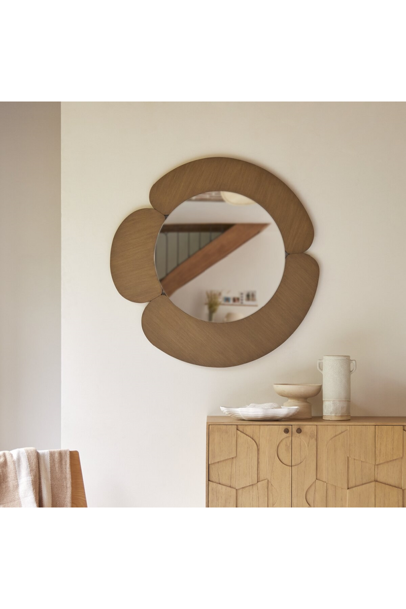 Mindi Bohemian Round Mirror | Tikamoon Sara | Woodfurniture.com