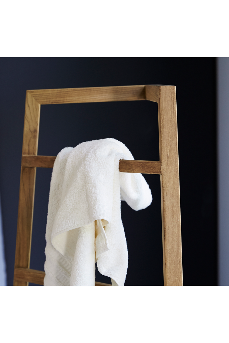 Solid Teak Towel Rack | Tikamoon Malo | Woodfurniture.com