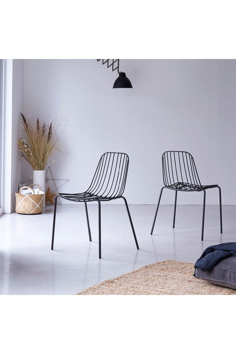 Metal Industrial Garden Chair | Tikamoon Arty | Woodfurniture.com