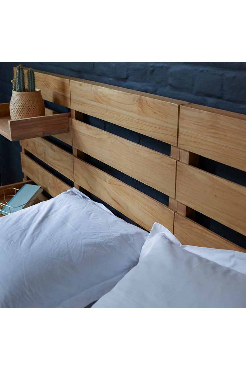 Solid Teak Headboard | Tikamoon Urbain | Woodfurniture.com