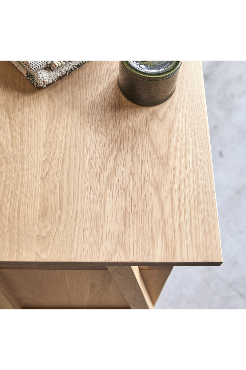 Oak Minimalist Console Table | Tikamoon Pola | Woodfurniture.com