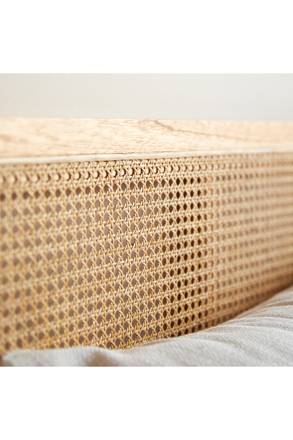 Rattan Headboard | Tikamoon Adele 160 } Woodfurniture.com