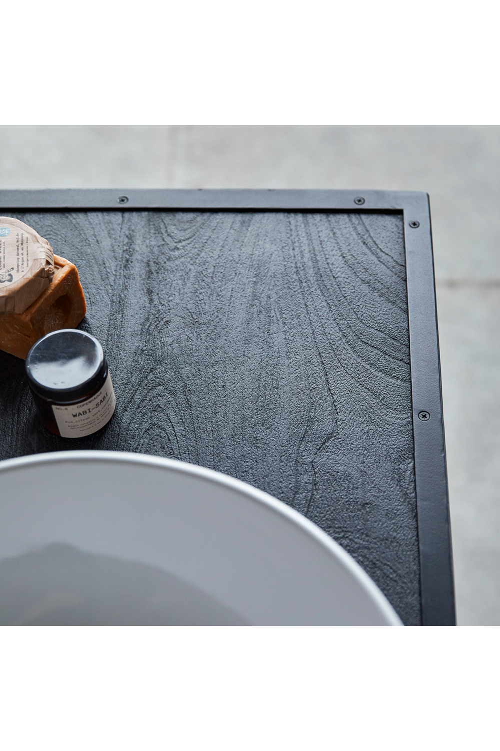 Black Mango Wood Vanity Unit | Tikamoon Arsène | Oroatrade.com