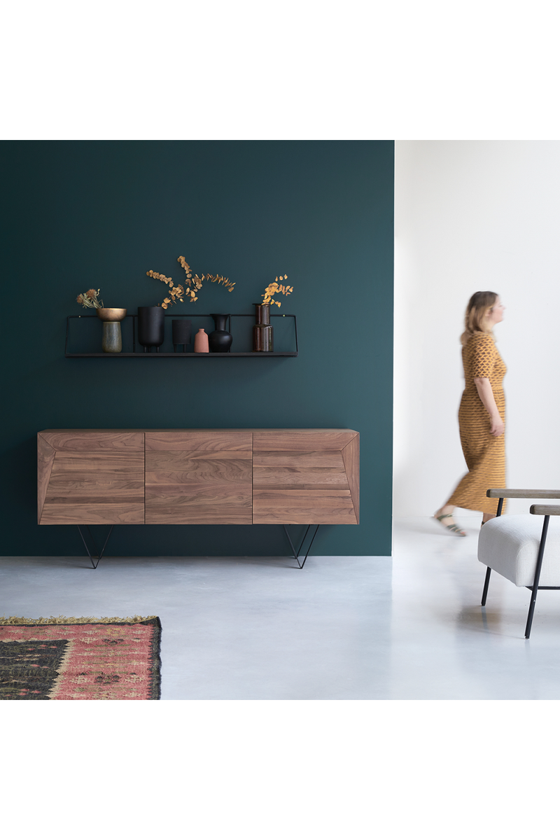 Solid Walnut Sideboard | Tikamoon Metric | OROA TRADE